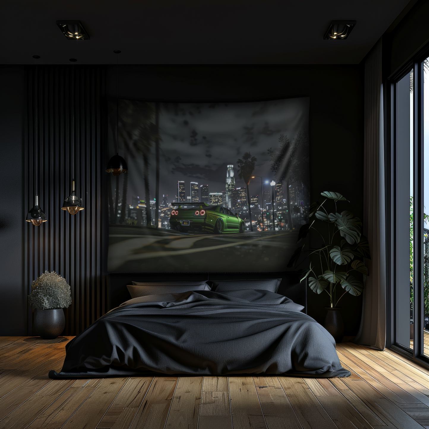 Nissan GTR R34- Wall Art Tapestry