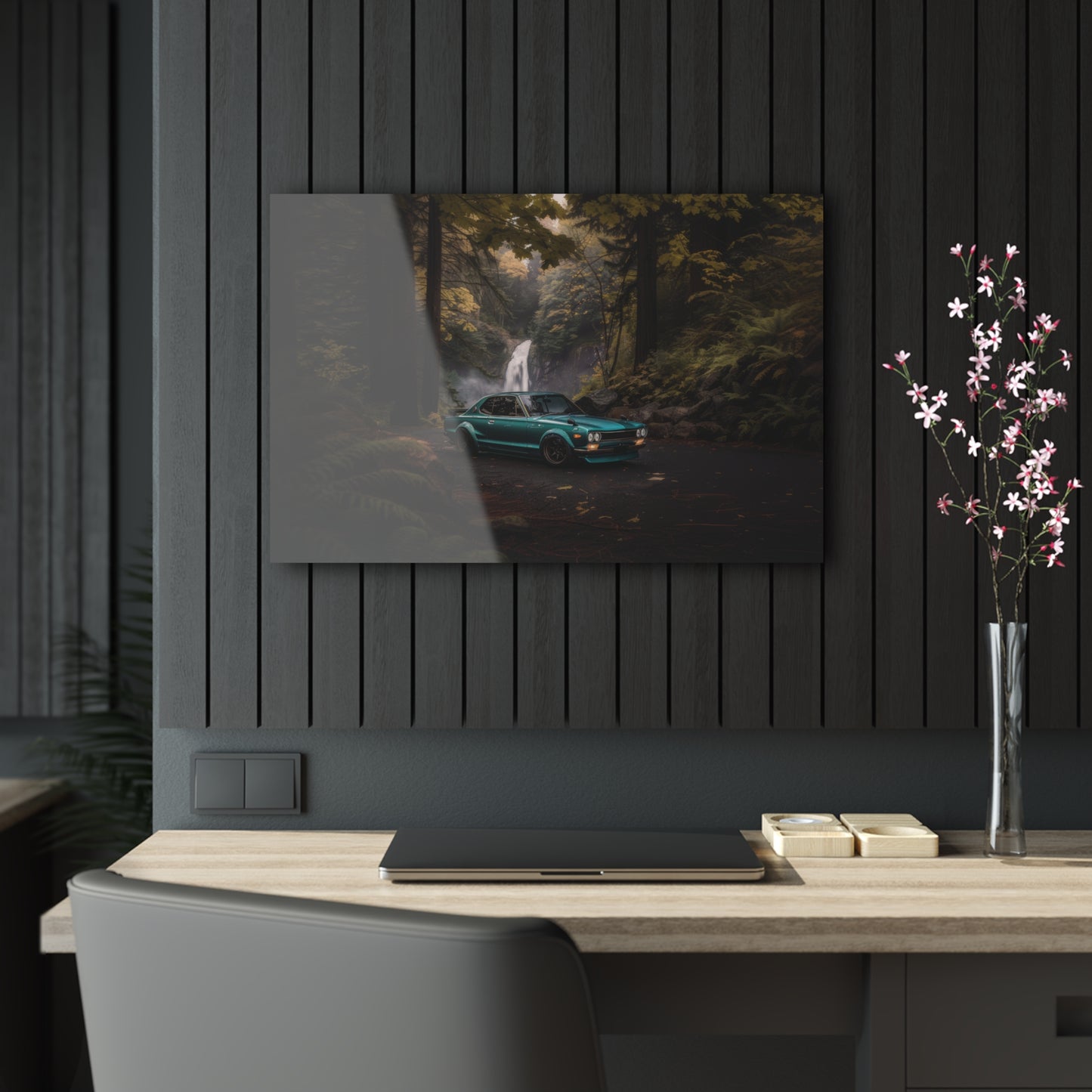 Nissan 2000 GTR Skyline- Mounted Acrylic Wall Art