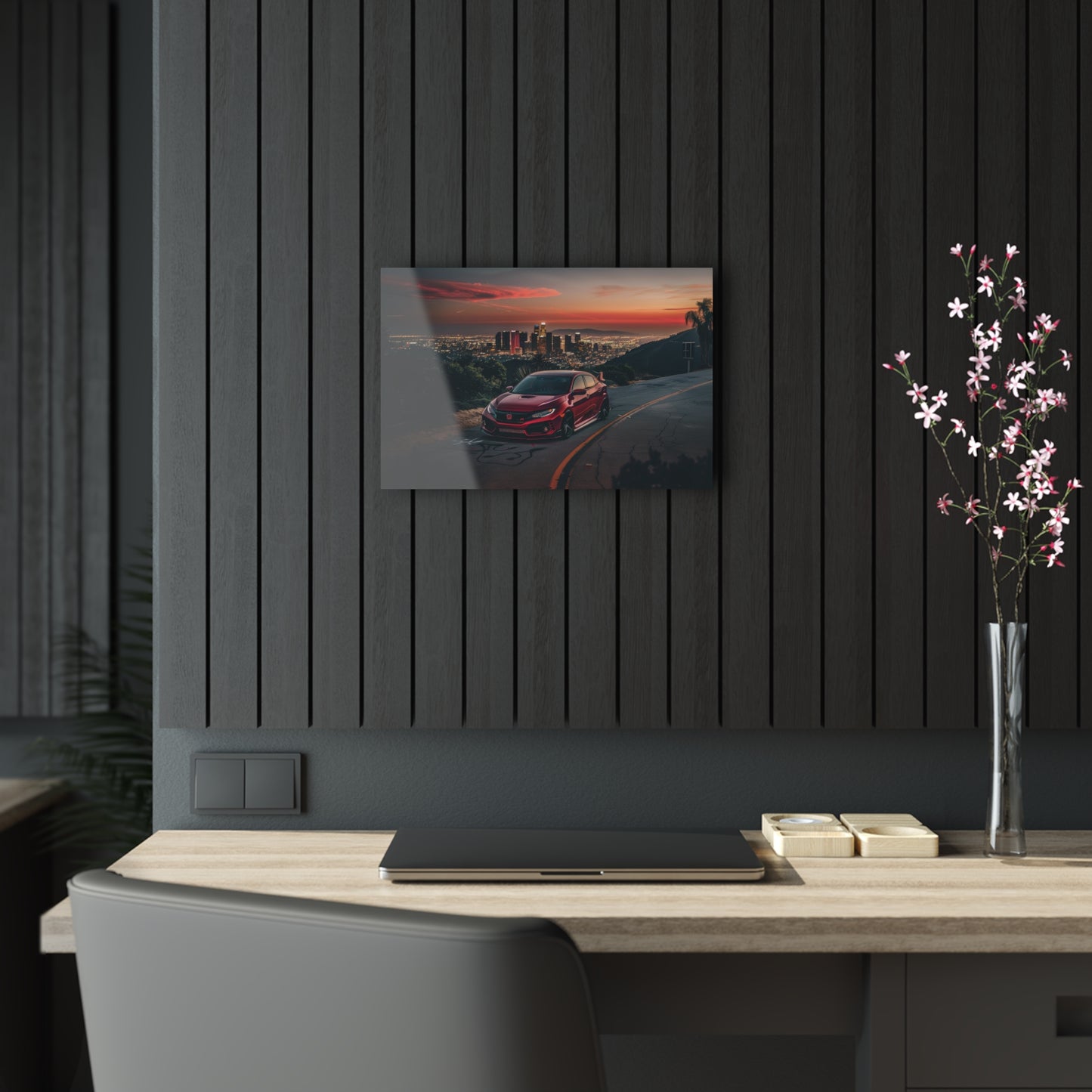 Honda Civic Type R- Mounted Acrylic Wall Art