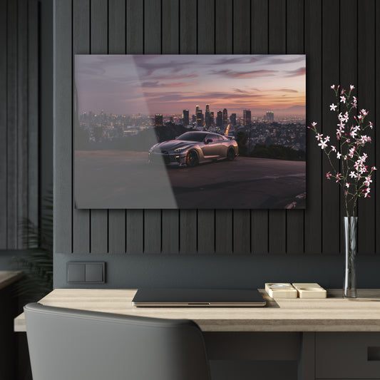 Nissan GTR R35- Mounted Acrylic Wall Art