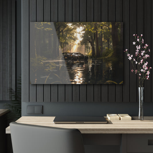 Nissan GTR R35- Mounted Acrylic Wall Art