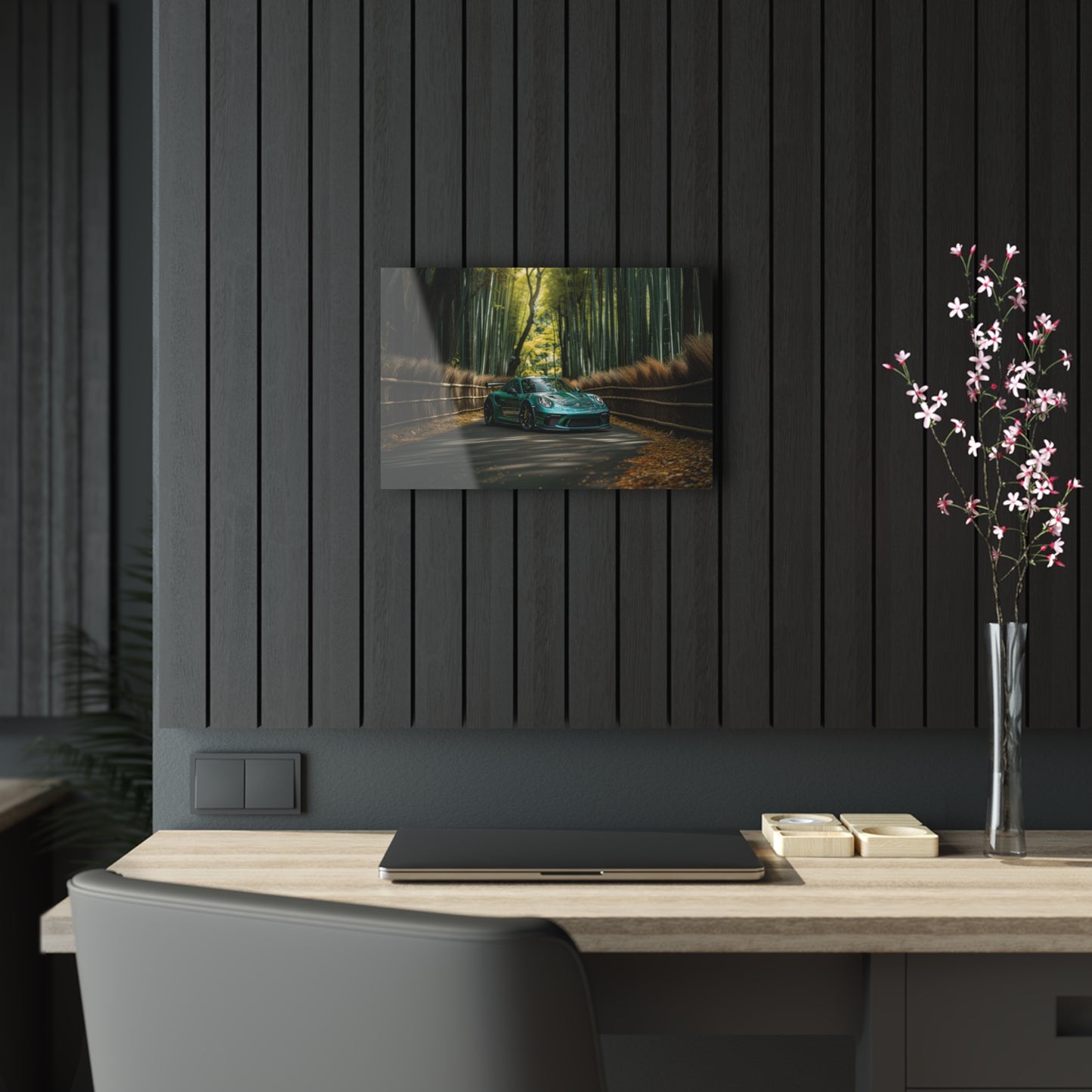 Porsche GT3 RS- Mounted Acrylic Wall Art