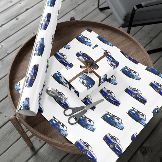 Honda S2000- Car Themed Satin Gift Wrapping Paper