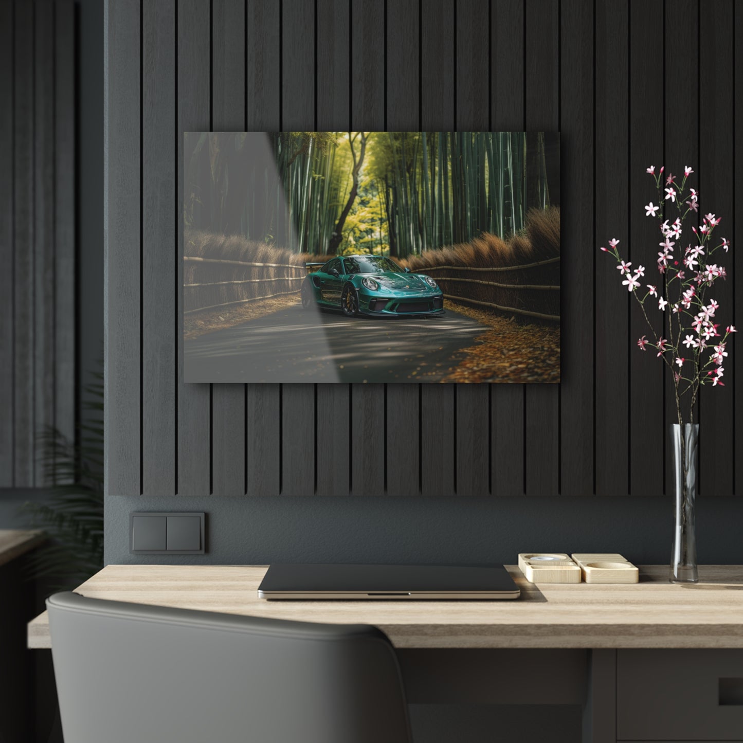 Porsche GT3 RS- Mounted Acrylic Wall Art
