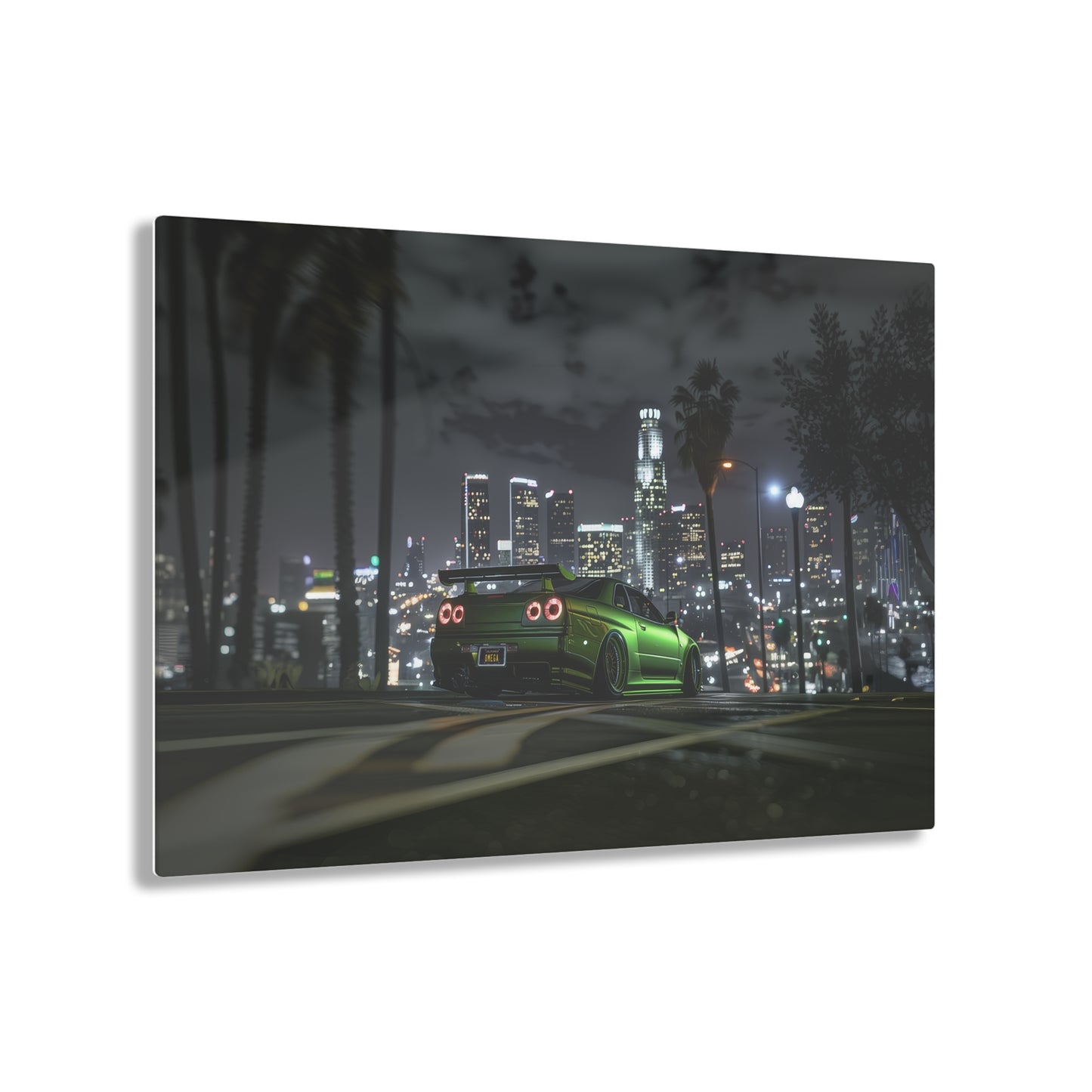 Nissan GTR R34- Mounted Acrylic Wall Art