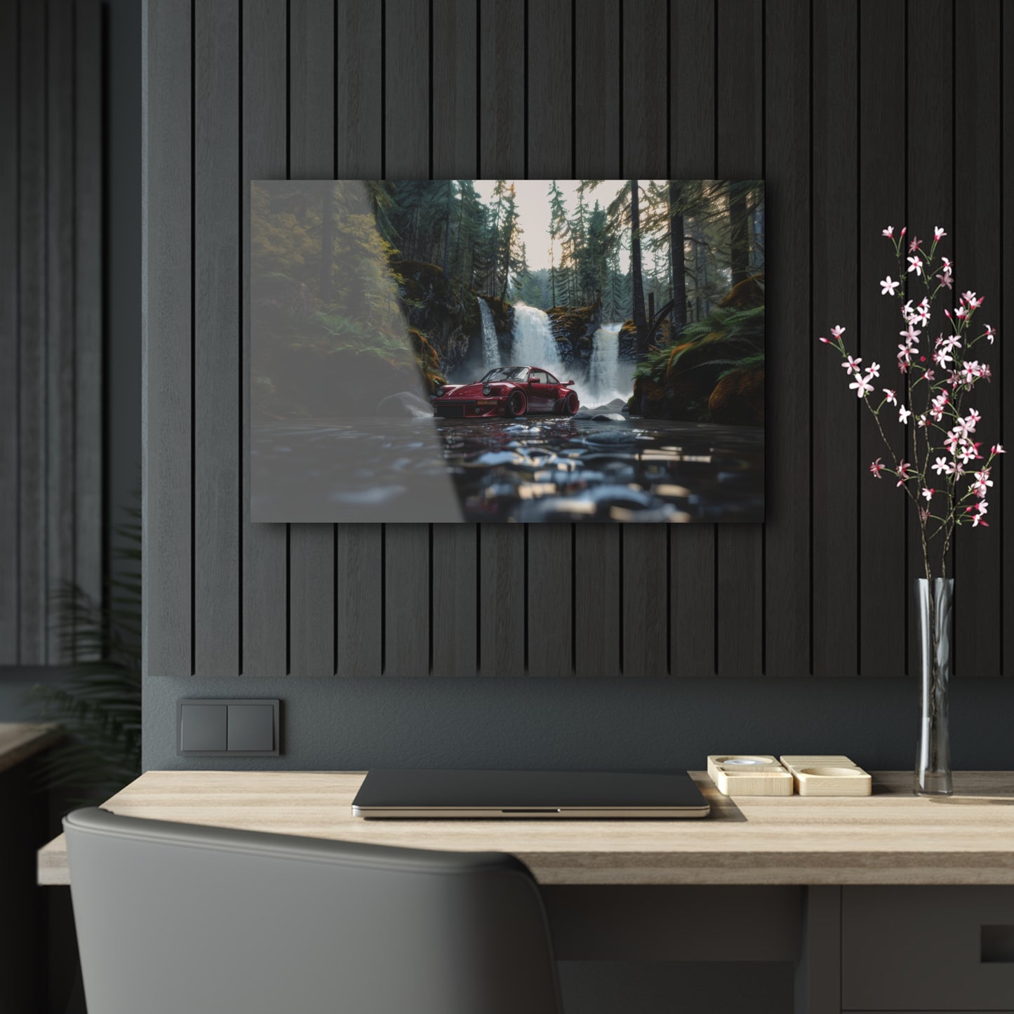 Porsche RWB Carrera- Mounted Acrylic Wall Art