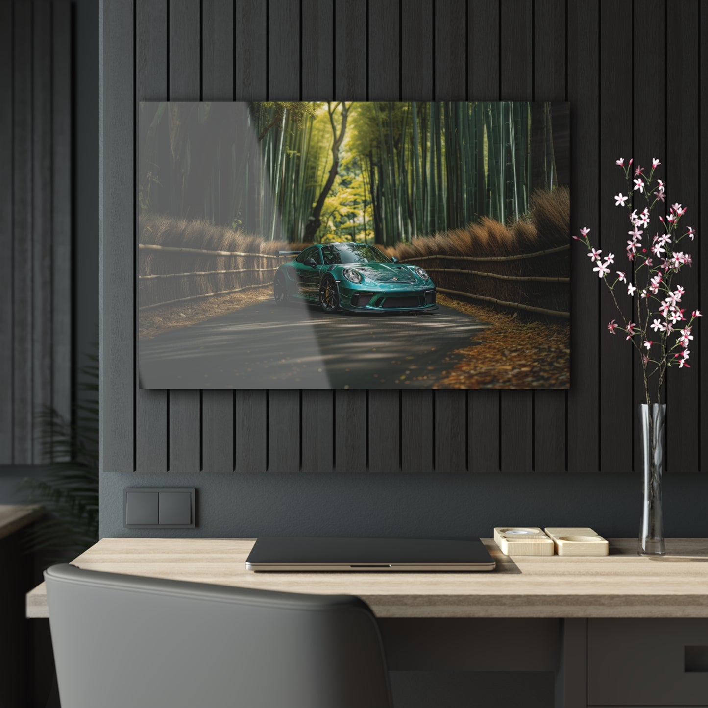 Porsche GT3 RS- Mounted Acrylic Wall Art
