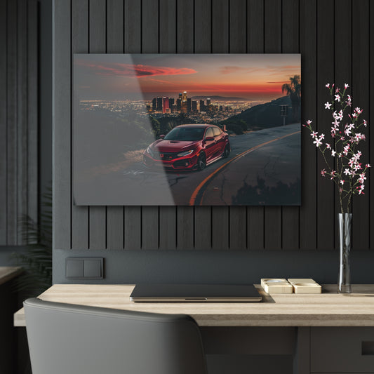 Honda Civic Type R- Mounted Acrylic Wall Art