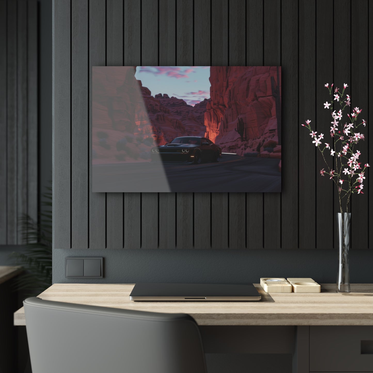 Dodge Hellcat- Mounted Acrylic Wall Art