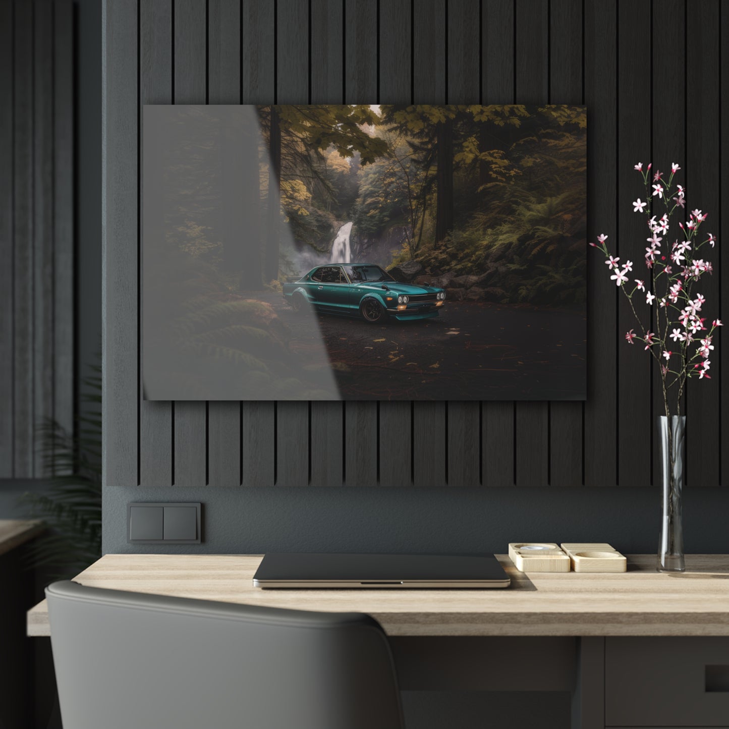 Nissan 2000 GTR Skyline- Mounted Acrylic Wall Art