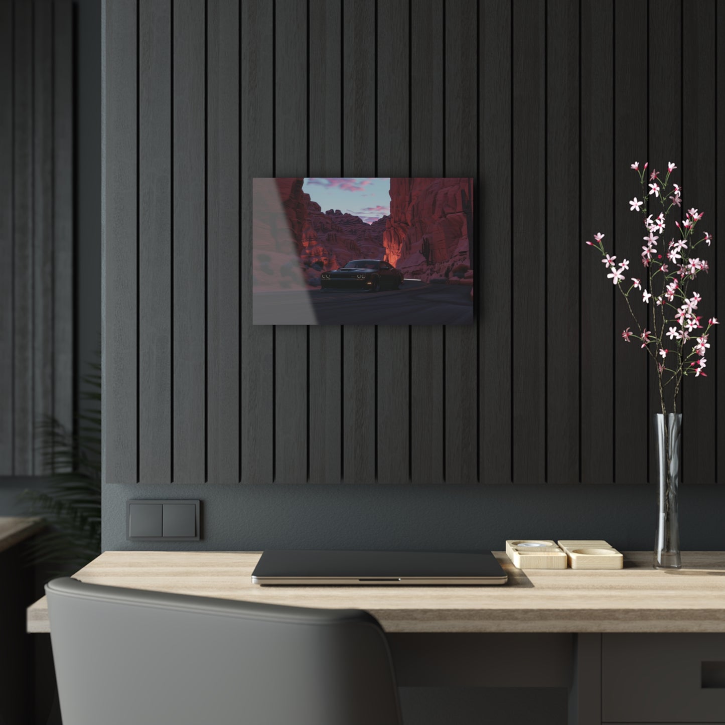 Dodge Hellcat- Mounted Acrylic Wall Art