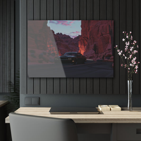 Dodge Hellcat- Mounted Acrylic Wall Art