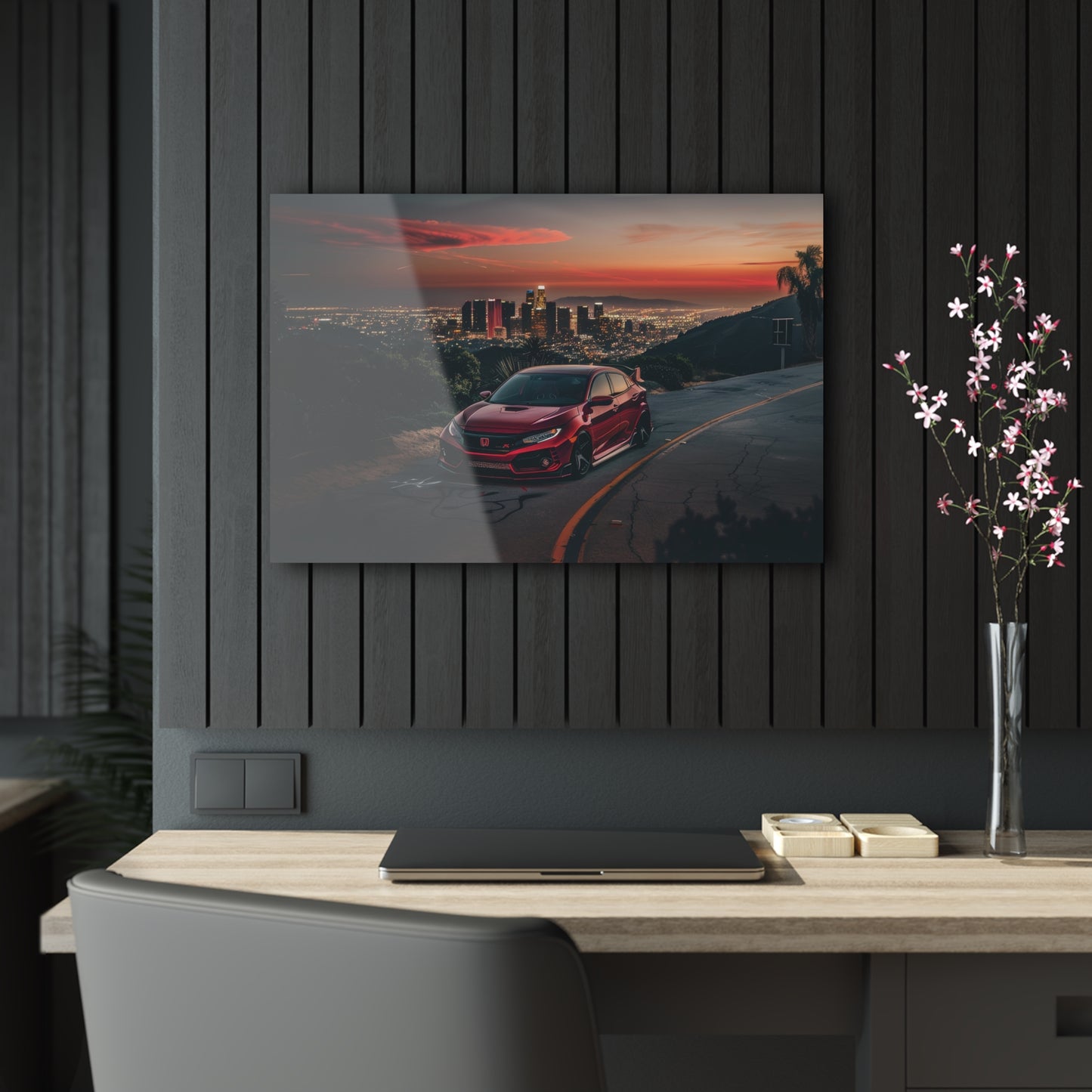Honda Civic Type R- Mounted Acrylic Wall Art