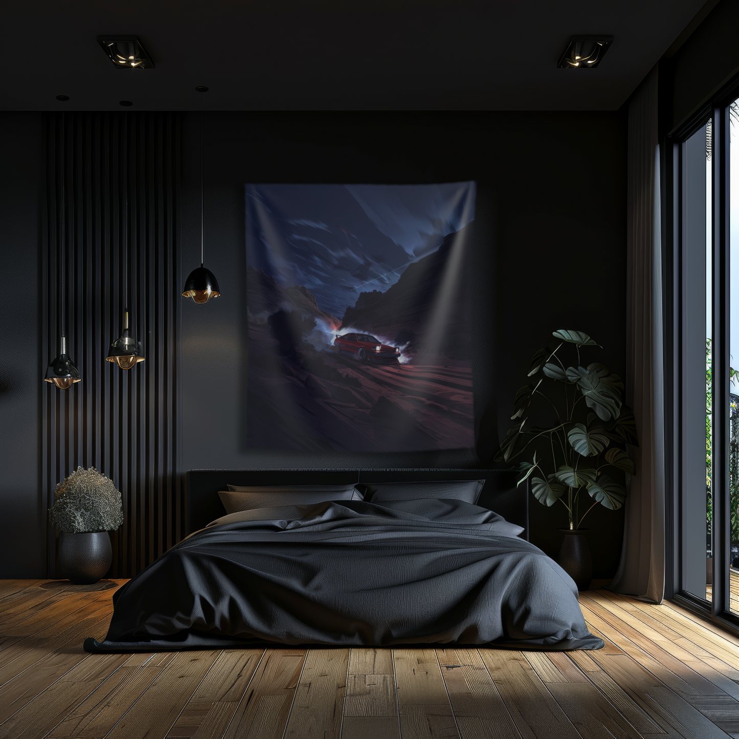 Toyota AE86- Car Wall Art Tapestry