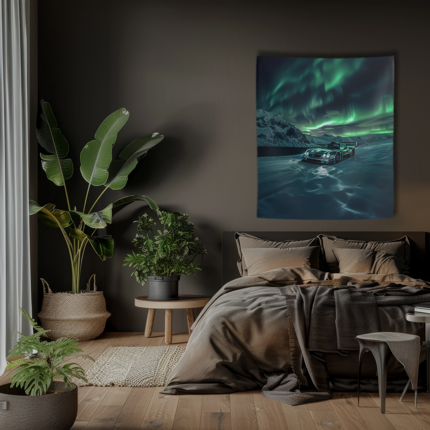 Mercedes CLK- Wall Art Tapestry