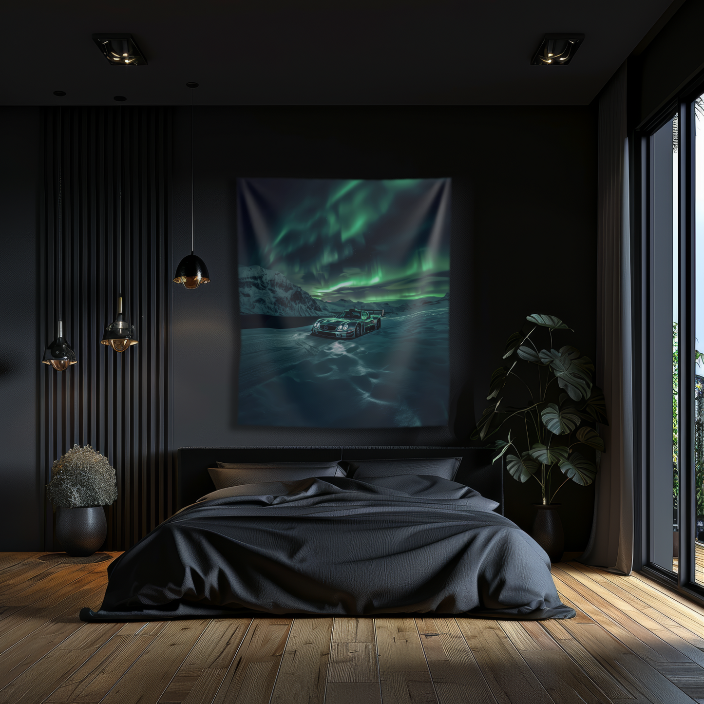 Mercedes CLK- Wall Art Tapestry
