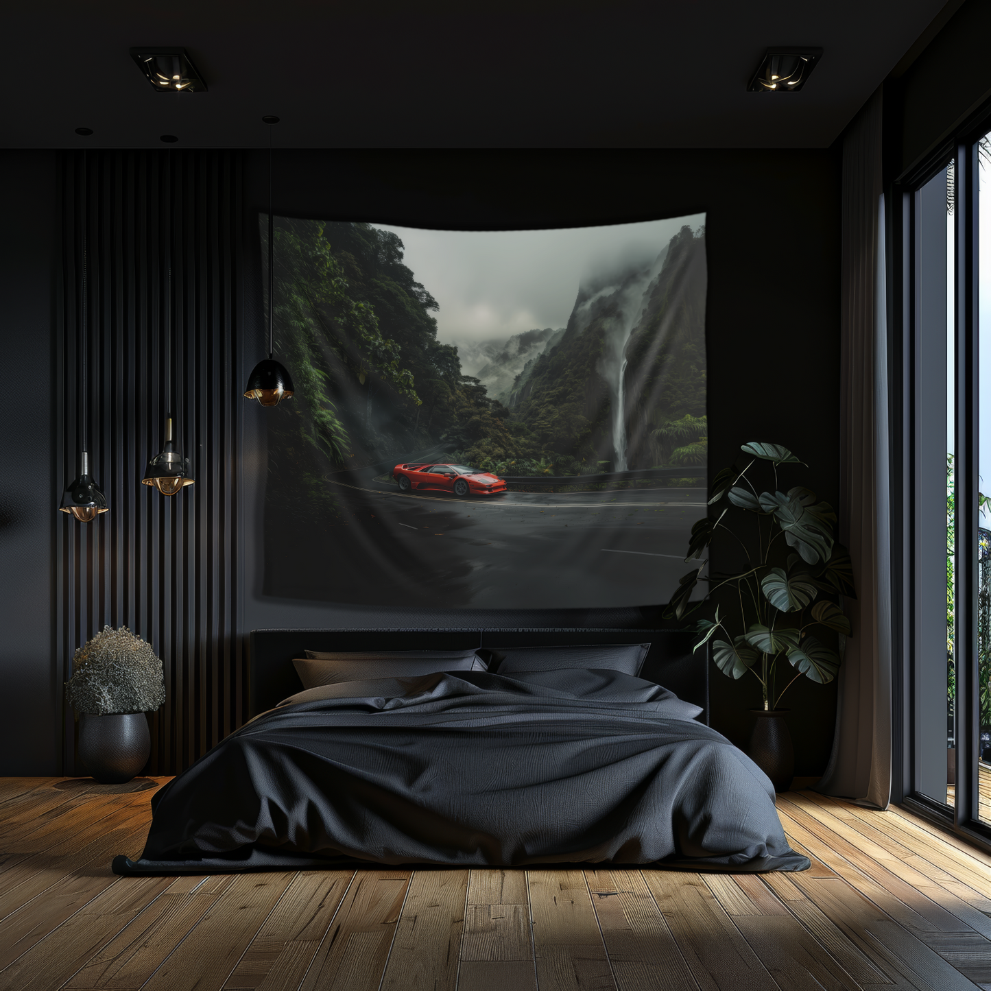 Lamborghini Diablo- Wall Art Tapestry