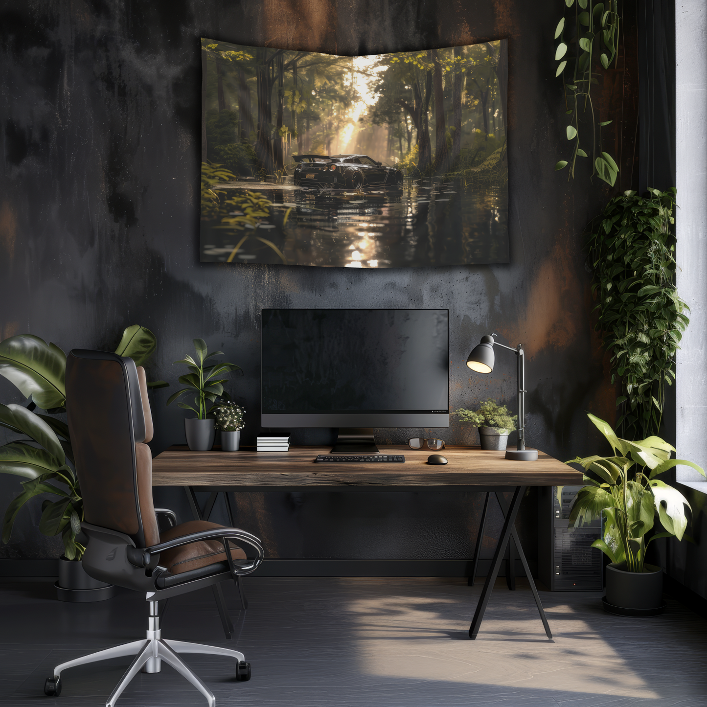 Nissan GTR R35- Wall Art Tapestry