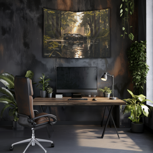 Nissan GTR R35- Wall Art Tapestry