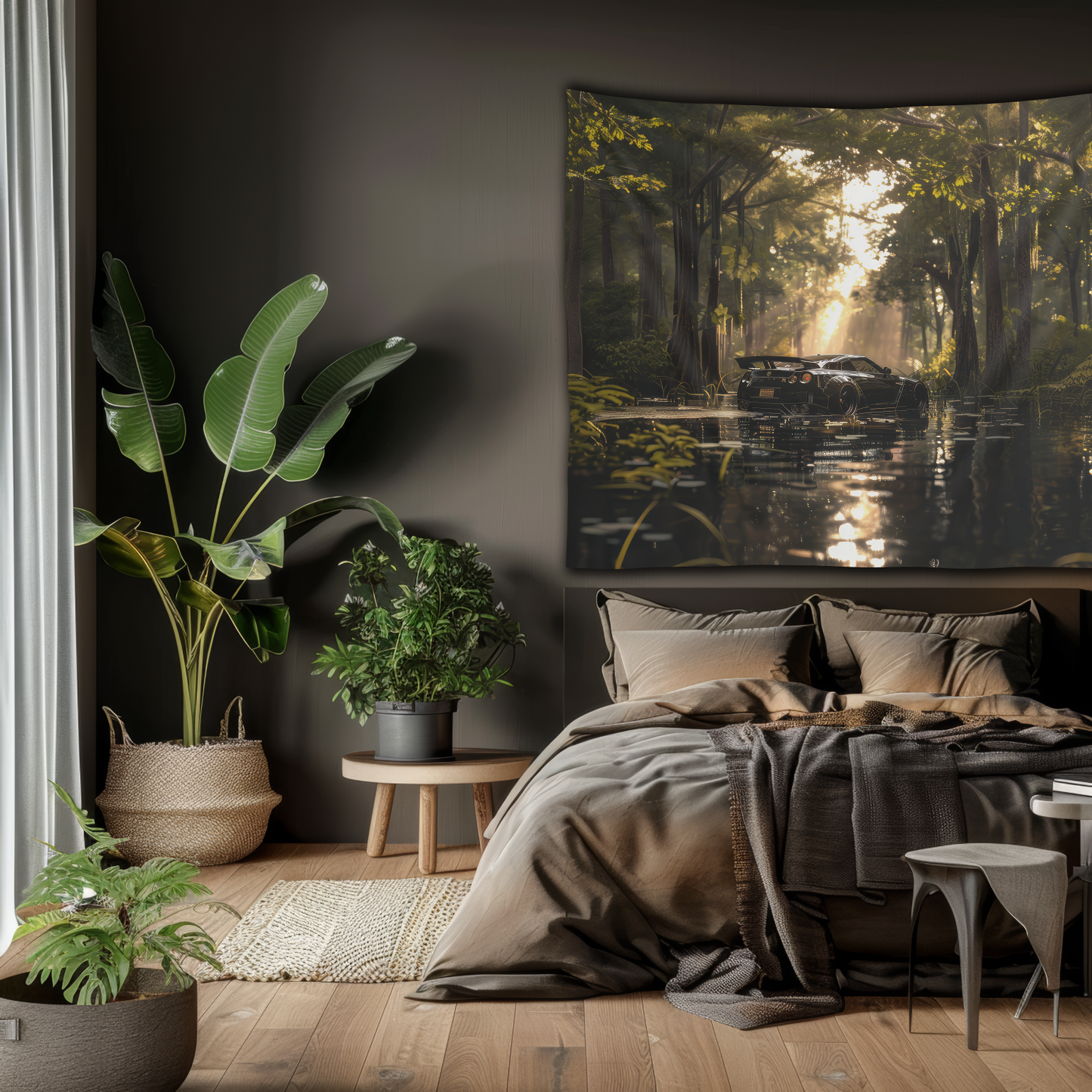 Nissan GTR R35- Wall Art Tapestry