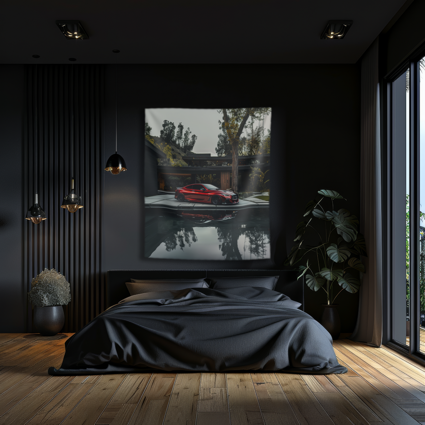 Infiniti Q60- Wall Art Tapestry