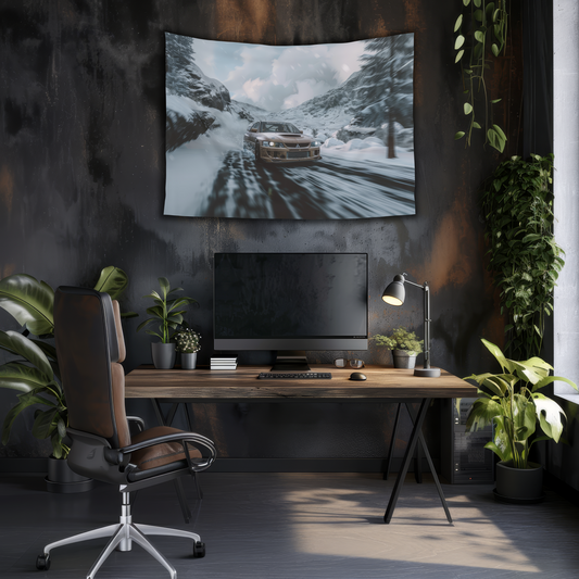 Mitsubishi Evo- Wall Art Tapestry