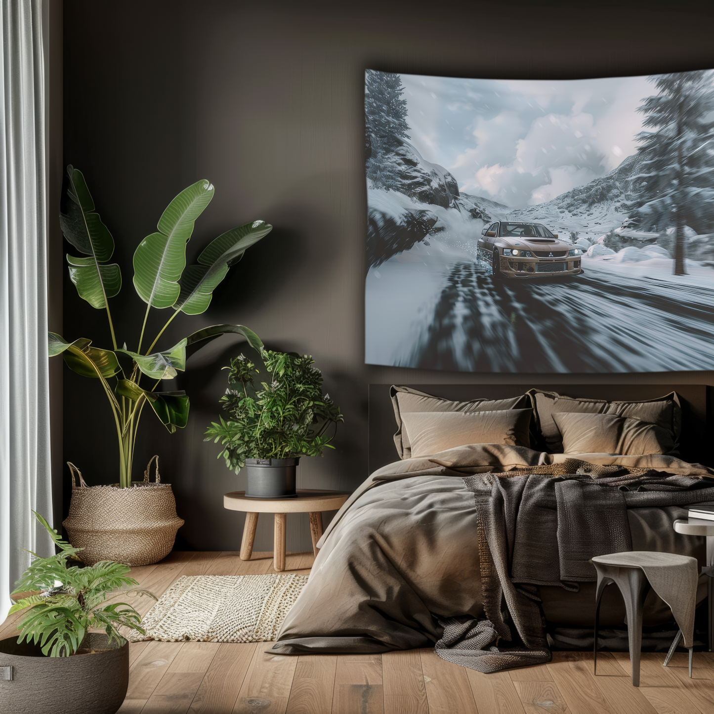 Mitsubishi Evo- Wall Art Tapestry