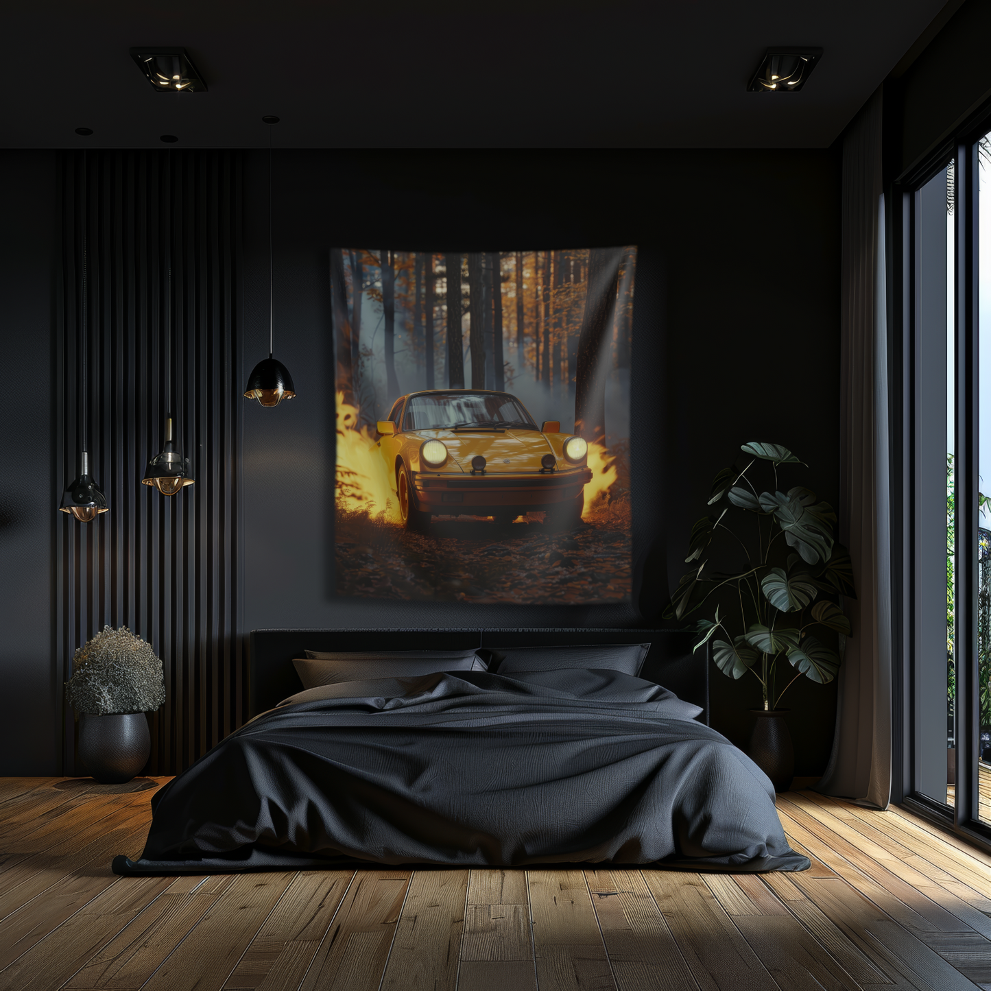 Porsche 911 Carrera RS- Wall Art Tapestry