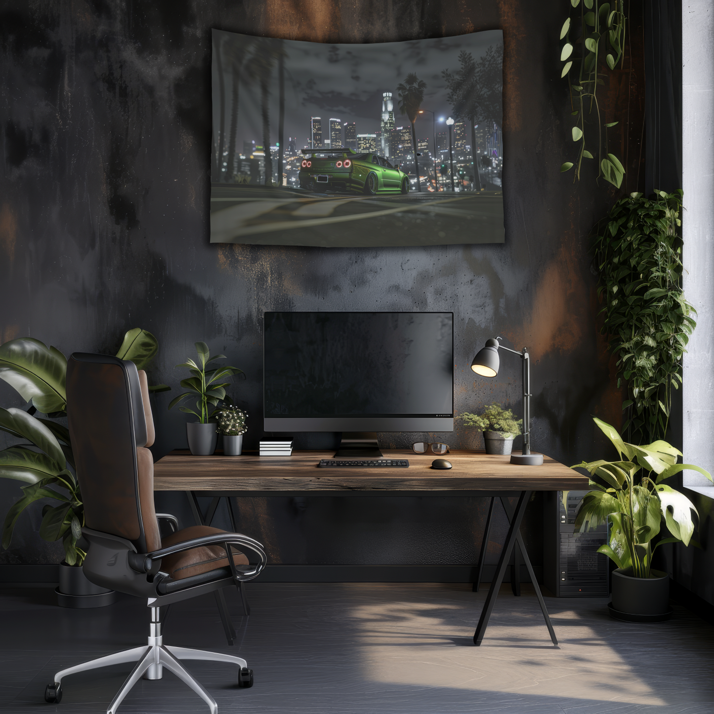 Nissan GTR R34- Wall Art Tapestry