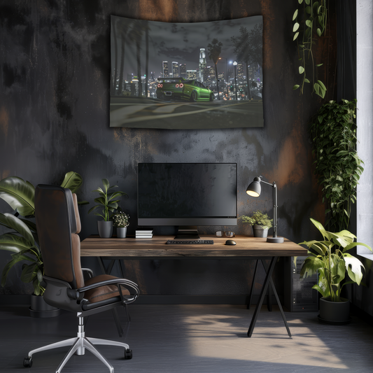 Nissan GTR R34- Wall Art Tapestry