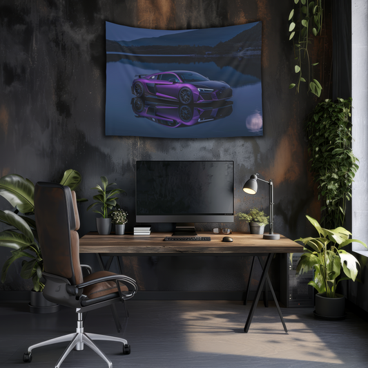 Audi R8- Wall Art Tapestry