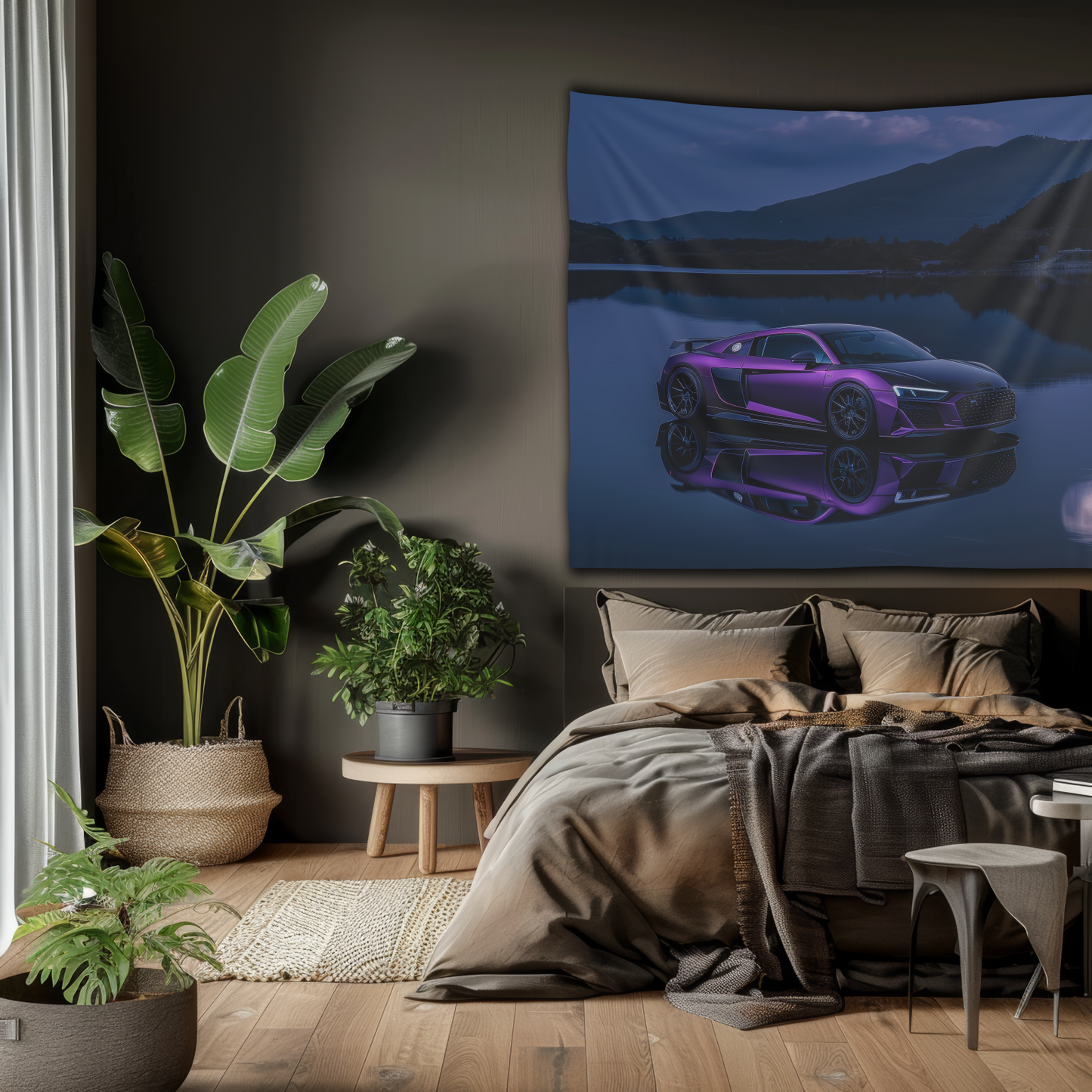 Audi R8- Wall Art Tapestry