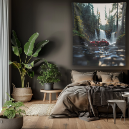 Porsche RWB Carrera- Wall Art Tapestry