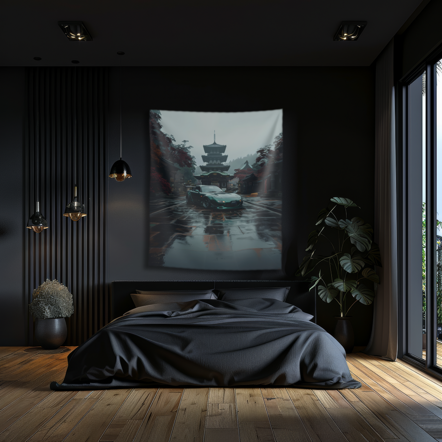 Mazda RX7- Wall Art Tapestry